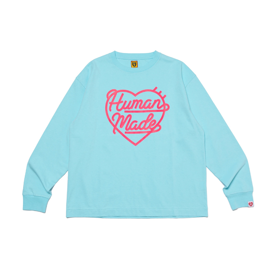 HUMAN MADE HEART BLUETシャツ/カットソー(七分/長袖)