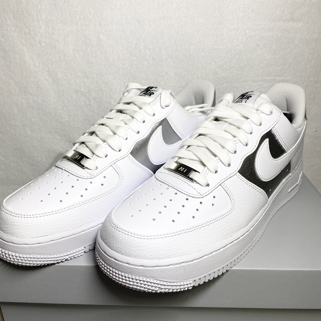 完売品ナイキ エアフォース1 NIKE AIR FORCE1 ホワイト/シルバー