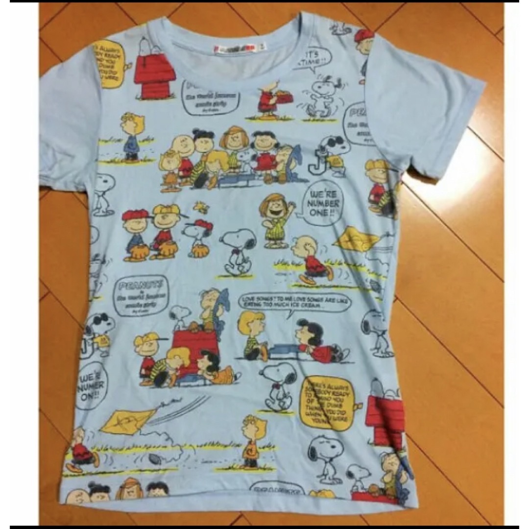 SNOOPY(スヌーピー)のスヌーピー✖︎ユニクロコットンT レディースのトップス(Tシャツ(半袖/袖なし))の商品写真