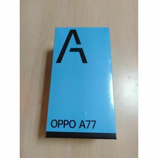 オッポ(OPPO)のOPPO A77 ブルー CPH2385(スマートフォン本体)