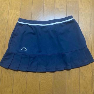 エレッセ(ellesse)のellesse テニススコート Ｌサイズ ネイビー 黒　(ウェア)