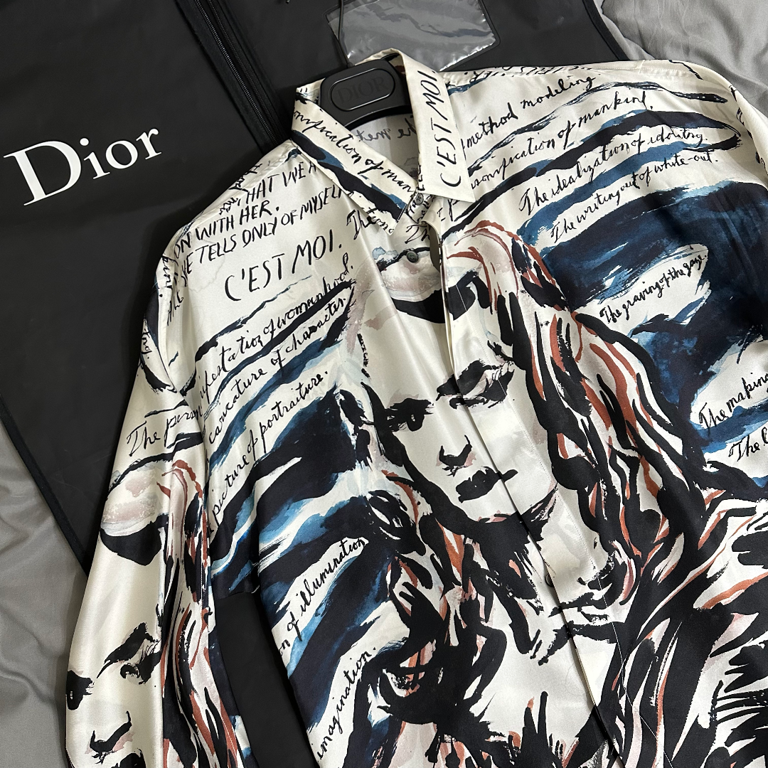 Christian Dior レイモンドペティボン モナリザシルクシャツ