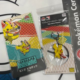wcs ポケモン ピカチュウ フィギュアキーホルダー ピンズ セットの