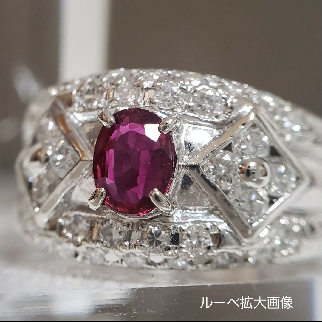 PT 天然ルビー 0.59ct D0.64ct ボリュームデザイン TASAKI - www
