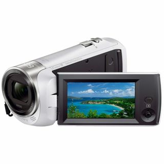 ソニー(SONY)の綺麗な展示品☆SONY HDR-CX470☆ホワイト☆32GB内蔵メモリー(ビデオカメラ)