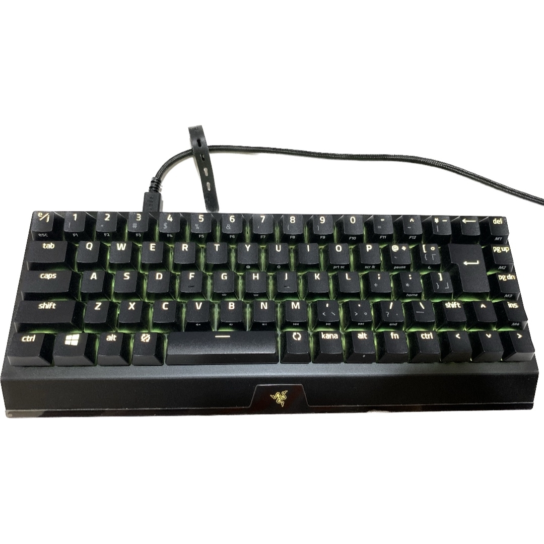 Razer(レイザー)のRAZER BLACKWIDOW V3 MINI YELLOW SWITCHES スマホ/家電/カメラのPC/タブレット(PC周辺機器)の商品写真