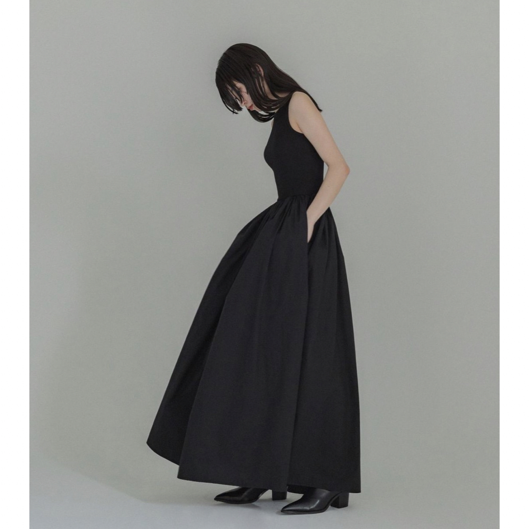 OAF DOCKING MAXI DRESS BLACK レディースのワンピース(ロングワンピース/マキシワンピース)の商品写真