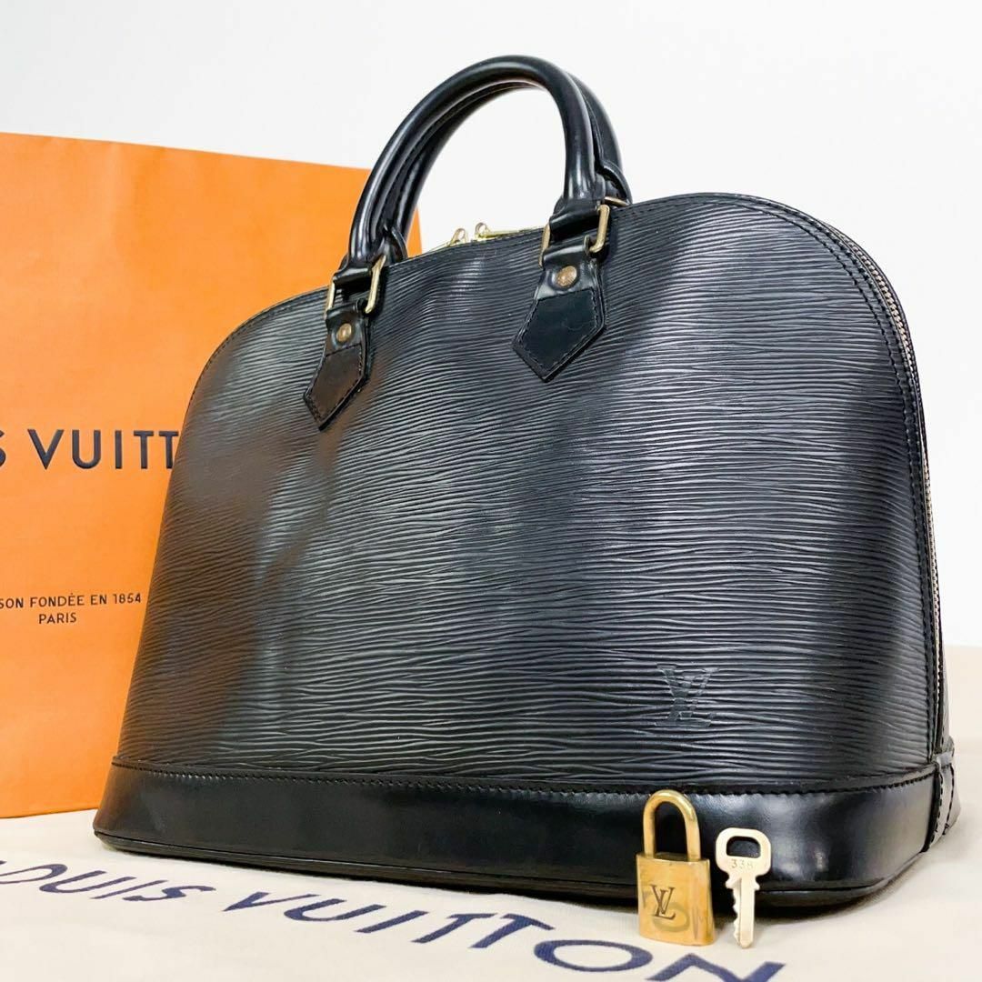 ルイヴィトン M52142 ハンドバッグ ノワール  LOUIS VUITTON アルマ エピ