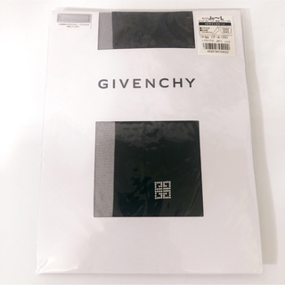 ジバンシィ(GIVENCHY)の新品  ジバンシー  ストッキング  M〜L  ラインストーン付き  ブラック(タイツ/ストッキング)
