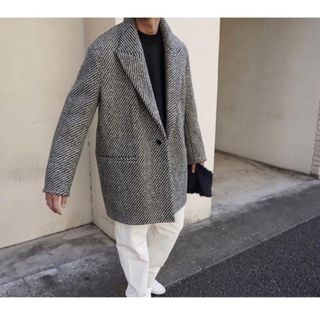 ジルサンダー(Jil Sander)の【新品】22AW JIL SANDER STRIPE COATコート 46(その他)