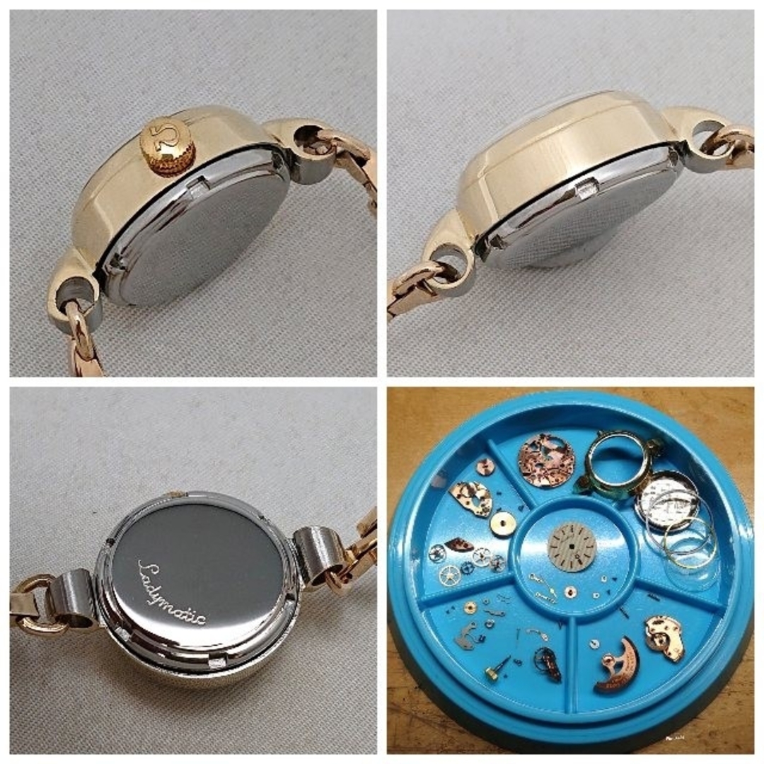 OMEGA(オメガ)のOH済 1956年製 オメガ レディマティック初代モデル ワッフル文字盤 極上品 レディースのファッション小物(腕時計)の商品写真