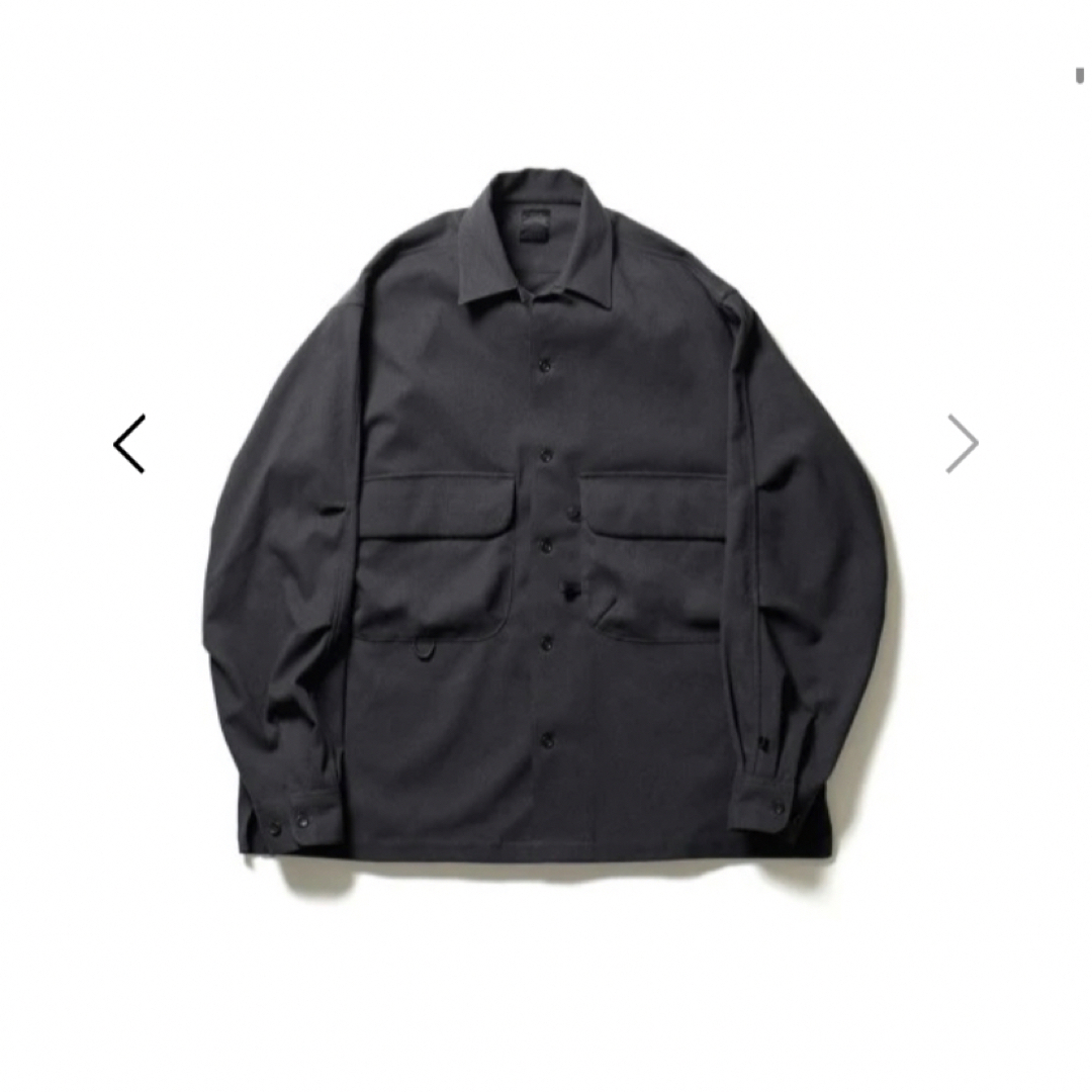 TECH NEW ANGLERS OPEN FLANNEL チャコールM