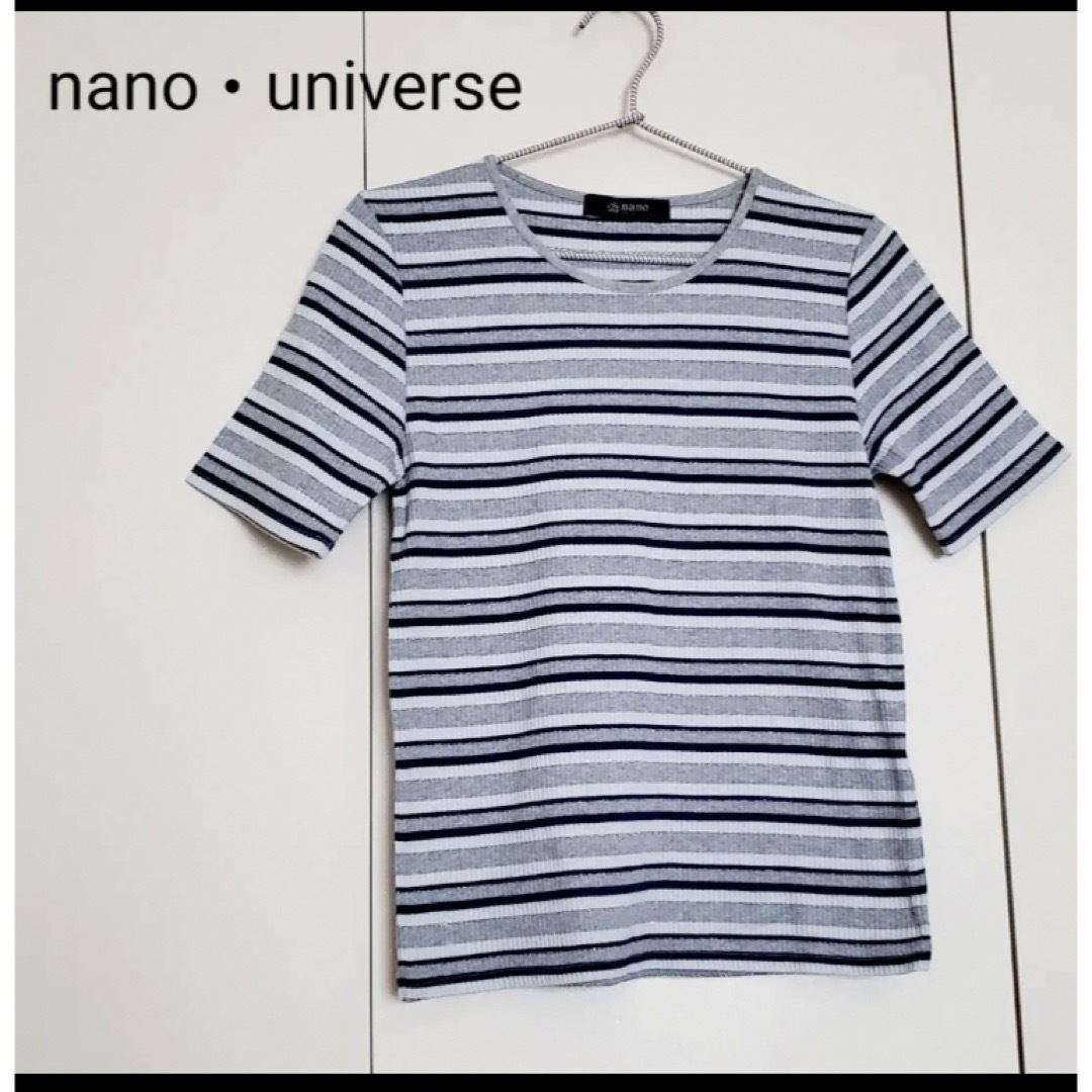 nano・universe(ナノユニバース)のナノユニバース＊ボーダートップス レディースのトップス(カットソー(半袖/袖なし))の商品写真