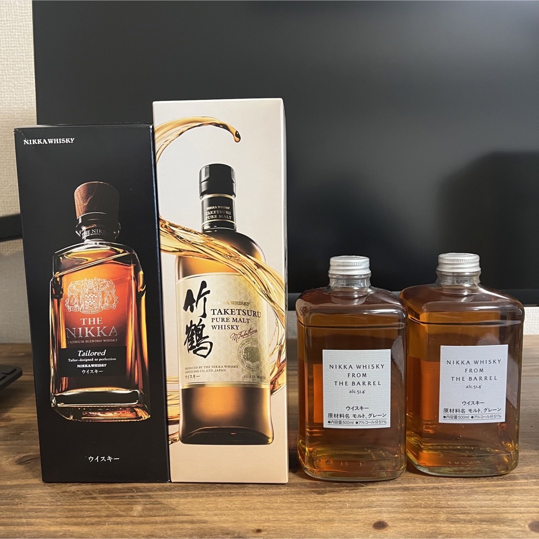 【匿名配送】フロムザバレル　4本セット　ウイスキー