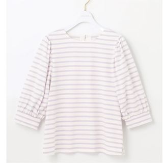 エニィスィス(anySiS)のラベンダーボーダーTシャツ♡1回着用の美品(Tシャツ(半袖/袖なし))