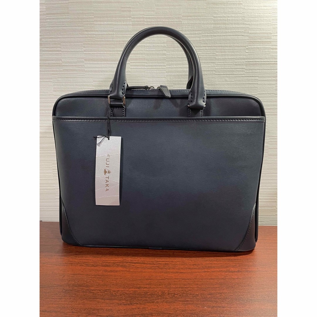 FUJITAKA - 新品☆定価4.4万☆FUJITAKA ビジネスバッグ A4 紺 FUJITAKA - 新品☆定価4.4万☆FUJITAKA ビジネスバッグ A4 紺