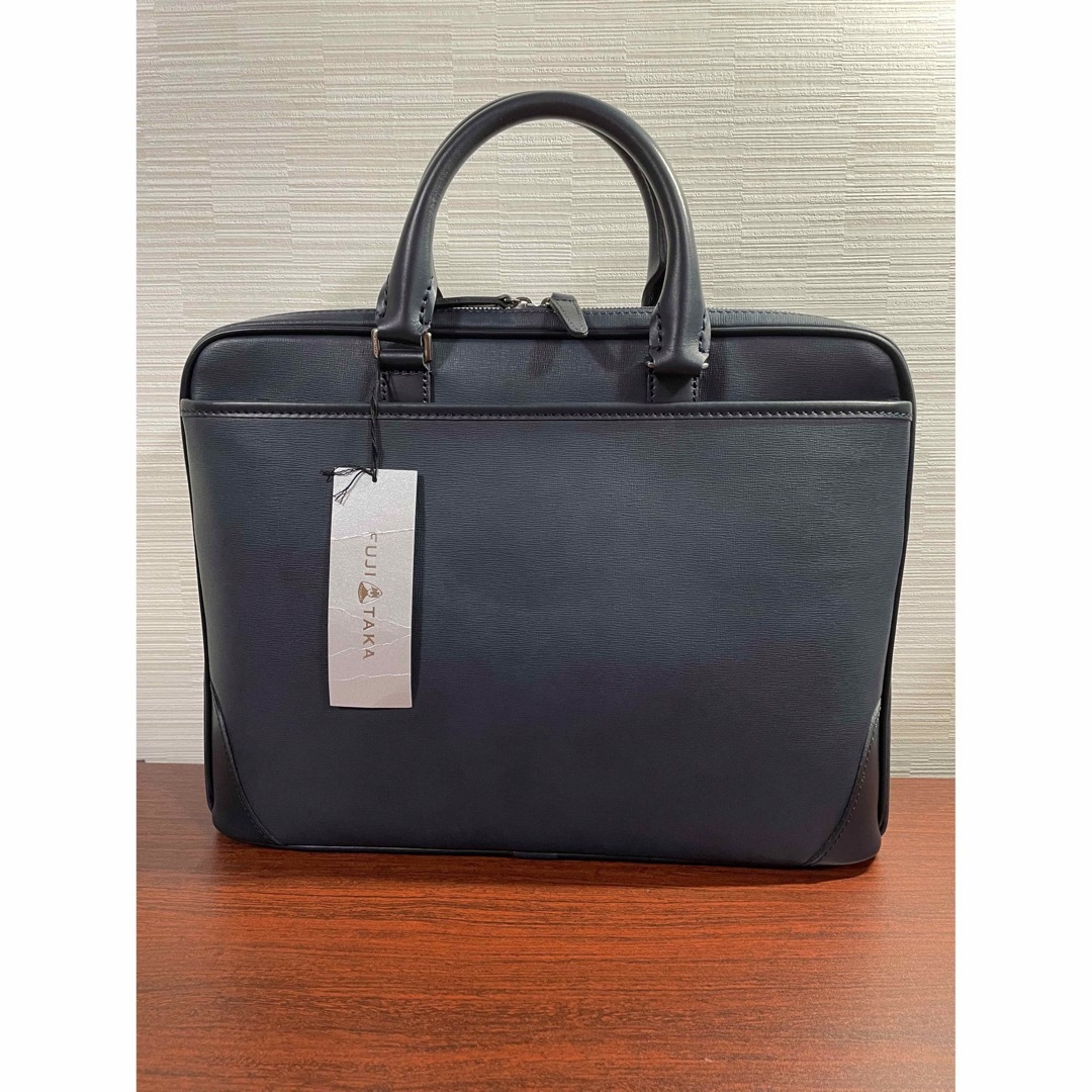 新品★定価4.4万★FUJITAKA ビジネスバッグ A4 紺 新品 3