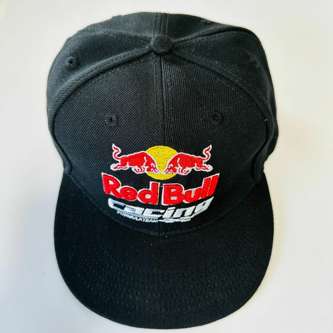Red Bull レッドブル キャップ 帽子 レーシングキャップ 刺繍 5黒