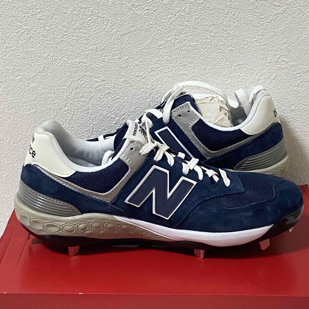 New Balance 574 大谷モデル スパイク ネイビー 28cm