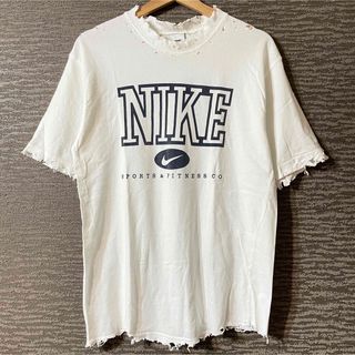 ナイキ(NIKE)のNIKE ナイキ ボロTシャツ クラッシュ 銀タグ 90s 古着 ユーズド (Tシャツ/カットソー(半袖/袖なし))