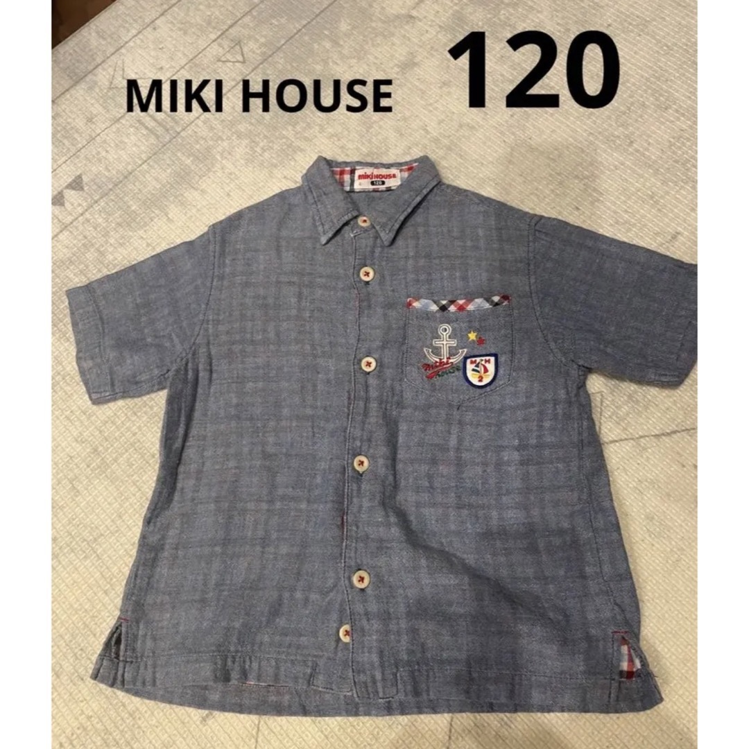 mikihouse(ミキハウス)のミキハウス　MIKIHOUSE  シャツ　トップス　120 キッズ/ベビー/マタニティのキッズ服女の子用(90cm~)(Tシャツ/カットソー)の商品写真
