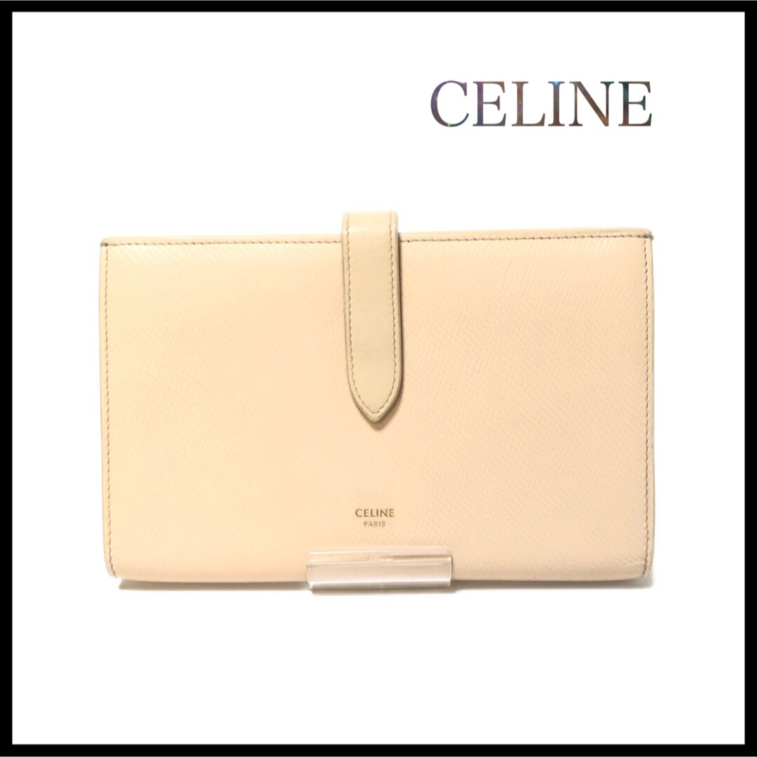 【美品】CELINEセリーヌ　マルチファクションストラップ　ラージ　二つ折り財布 | フリマアプリ ラクマ
