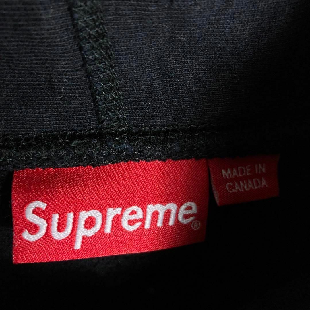 Supreme - 【人気ブラック】シュプリーム 刺繍アーチロゴ ビッグロゴ