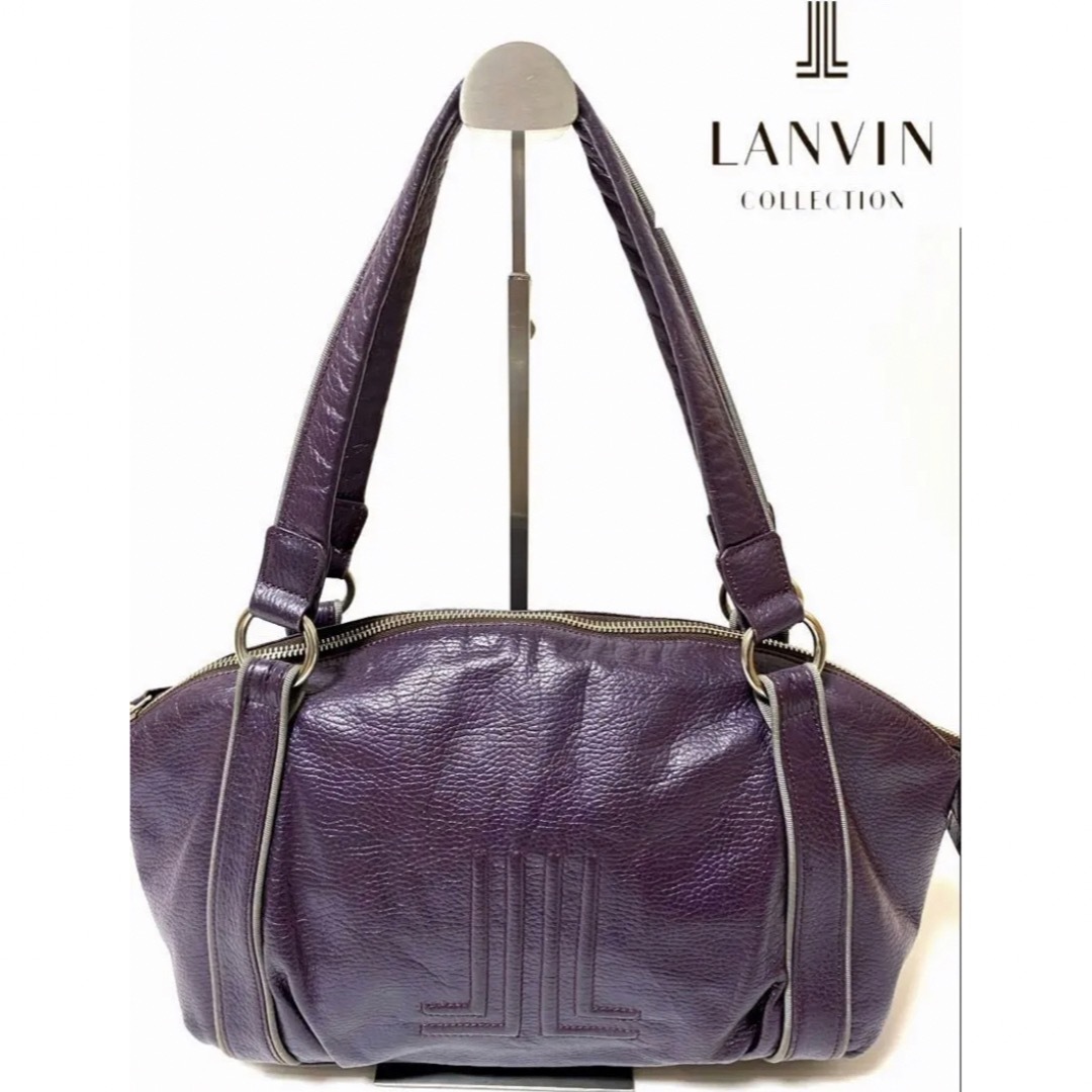 ハンドバッグLANVIN（ランバン）ハンドバッグ 美品 - ハンドバッグ