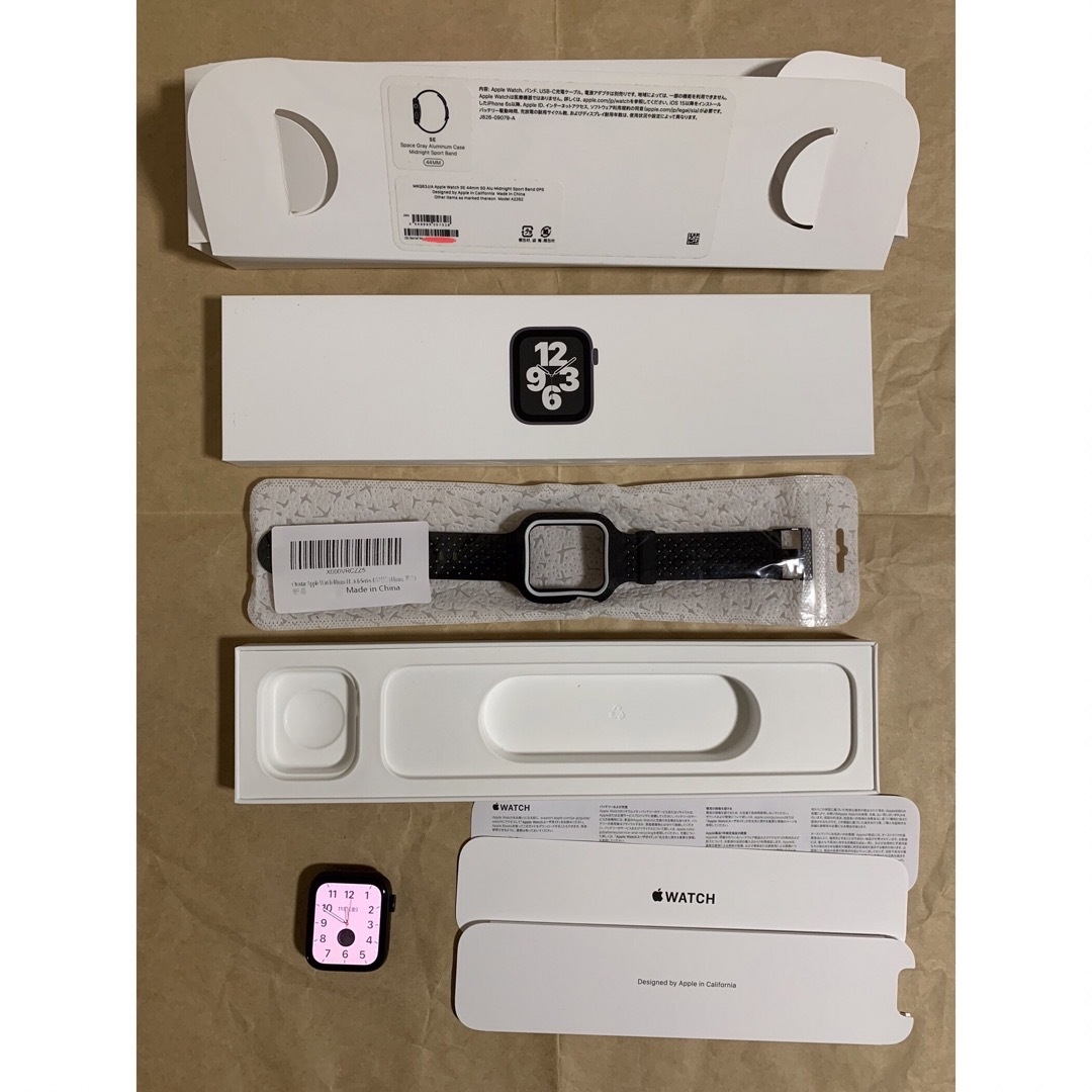 Apple(アップル)のアップルケア+2024★アップルウォッチ Apple Watch SE44mm スマホ/家電/カメラのスマートフォン/携帯電話(その他)の商品写真