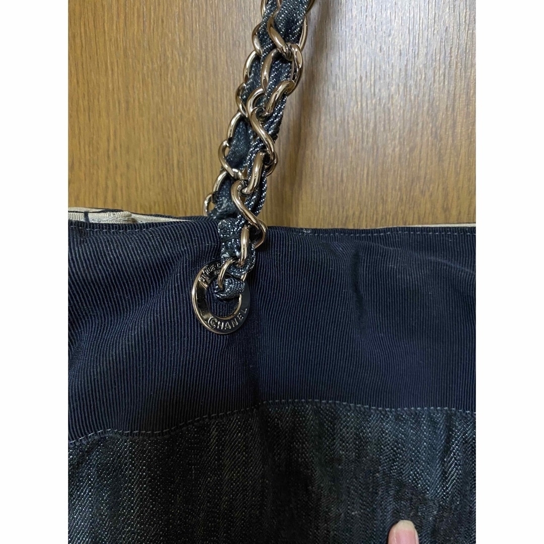 正規品 シャネル デニムショルダーバック