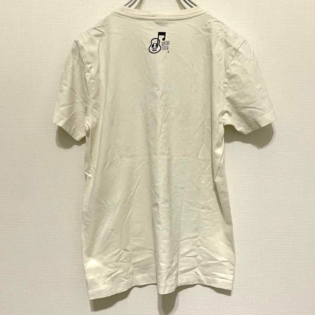 K465 TRUSS トラス 半袖 プリント Tシャツ クリーム S 綿100% レディースのトップス(Tシャツ(半袖/袖なし))の商品写真