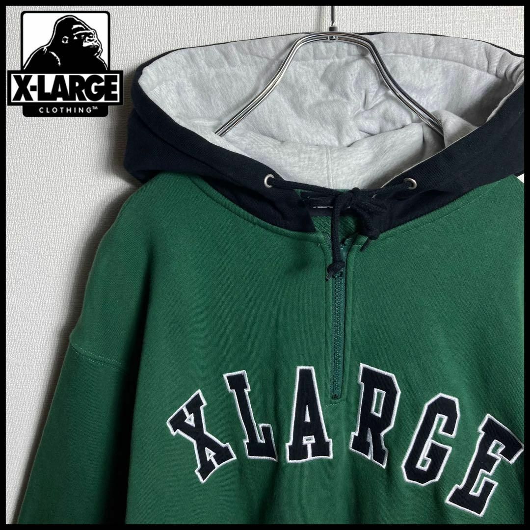 大人気　XLARGE ハーフジップ