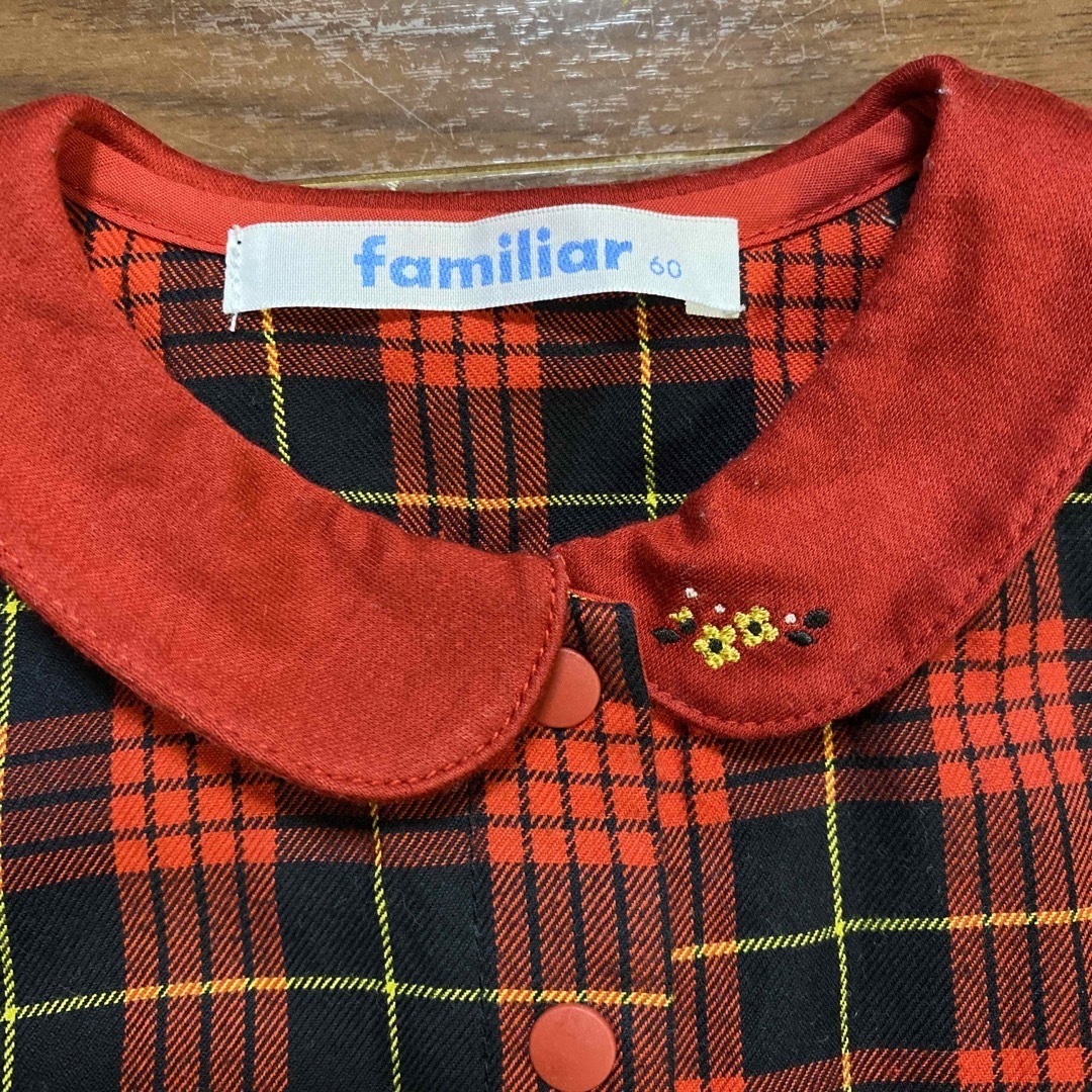 familiar(ファミリア)のファミリア、ラルフローレン　カバーオール　おまとめ60 キッズ/ベビー/マタニティのベビー服(~85cm)(カバーオール)の商品写真