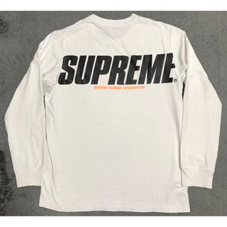 supreme バックプリントロングtシャツ