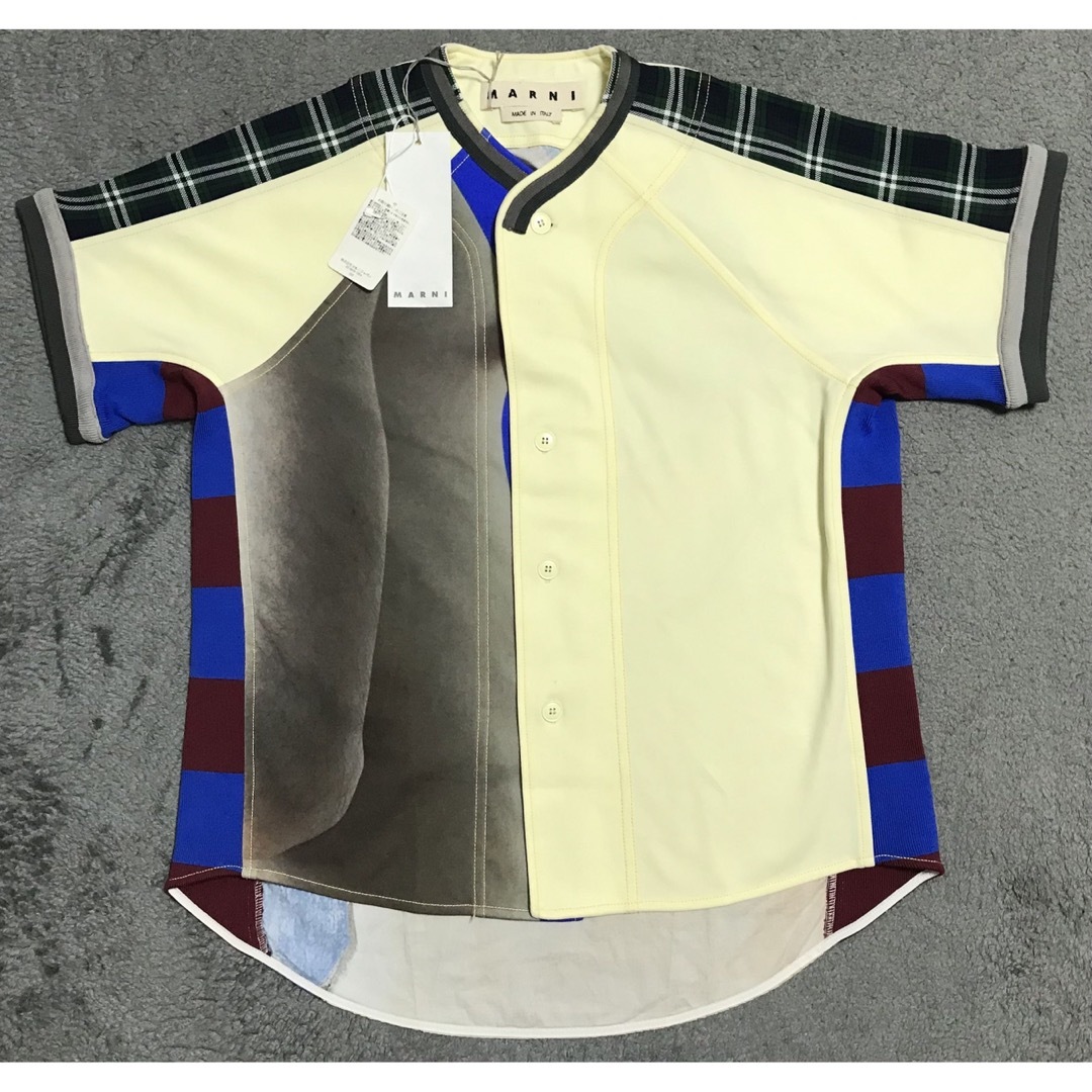 Marni(マルニ)のマルニ　マルチカラー　ベースボールシャツ メンズのトップス(Tシャツ/カットソー(半袖/袖なし))の商品写真