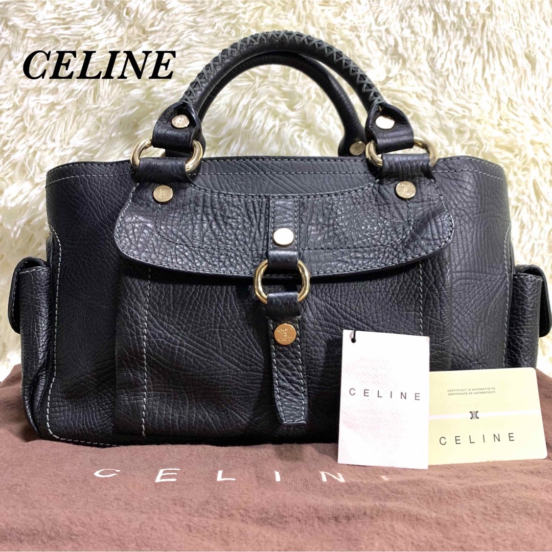 celine - 美品 希少✨CELINE ハンドバッグ ブギーバッグ トリオンフ