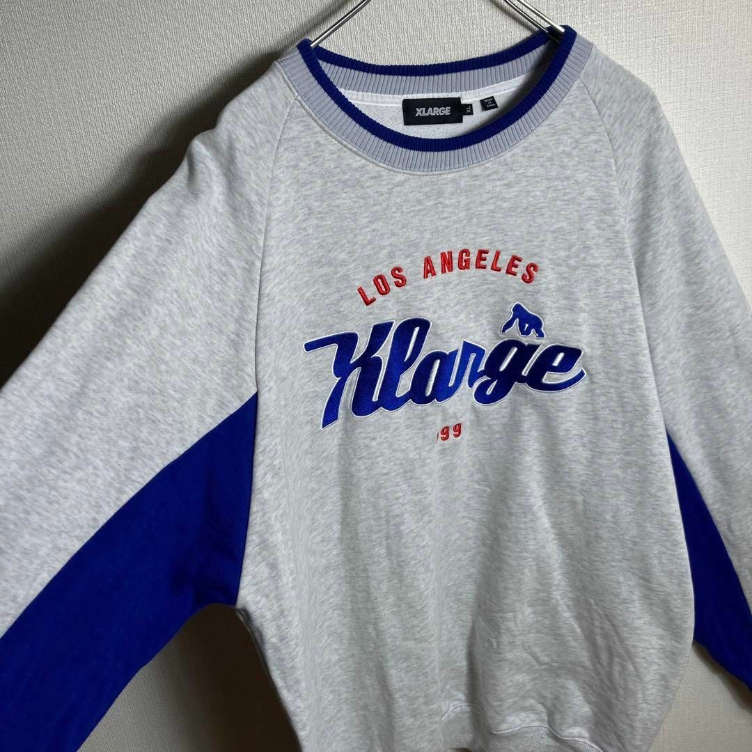 XLARGE - 【希少XLサイズ】エクストララージ ビッグ刺繍ロゴ バイ