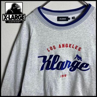 XLARGE - 【希少XLサイズ】エクストララージ ビッグ刺繍ロゴ バイ 