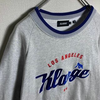 XLARGE - 【希少XLサイズ】エクストララージ ビッグ刺繍ロゴ バイ