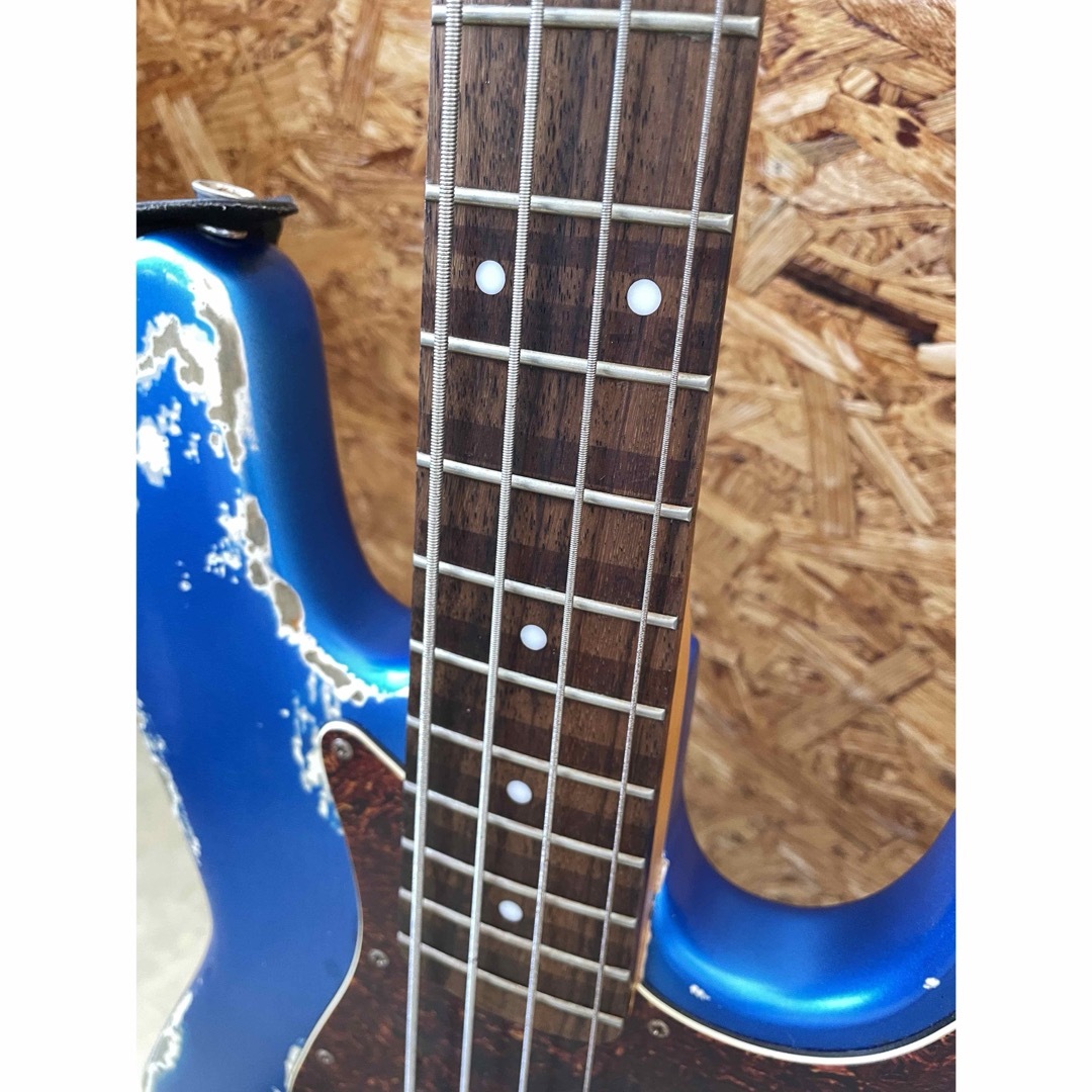 SQUIER(スクワイア)のレリック加工　Squier スクワイヤー　ジャズベース　ベース　ブルー　 楽器のベース(エレキベース)の商品写真