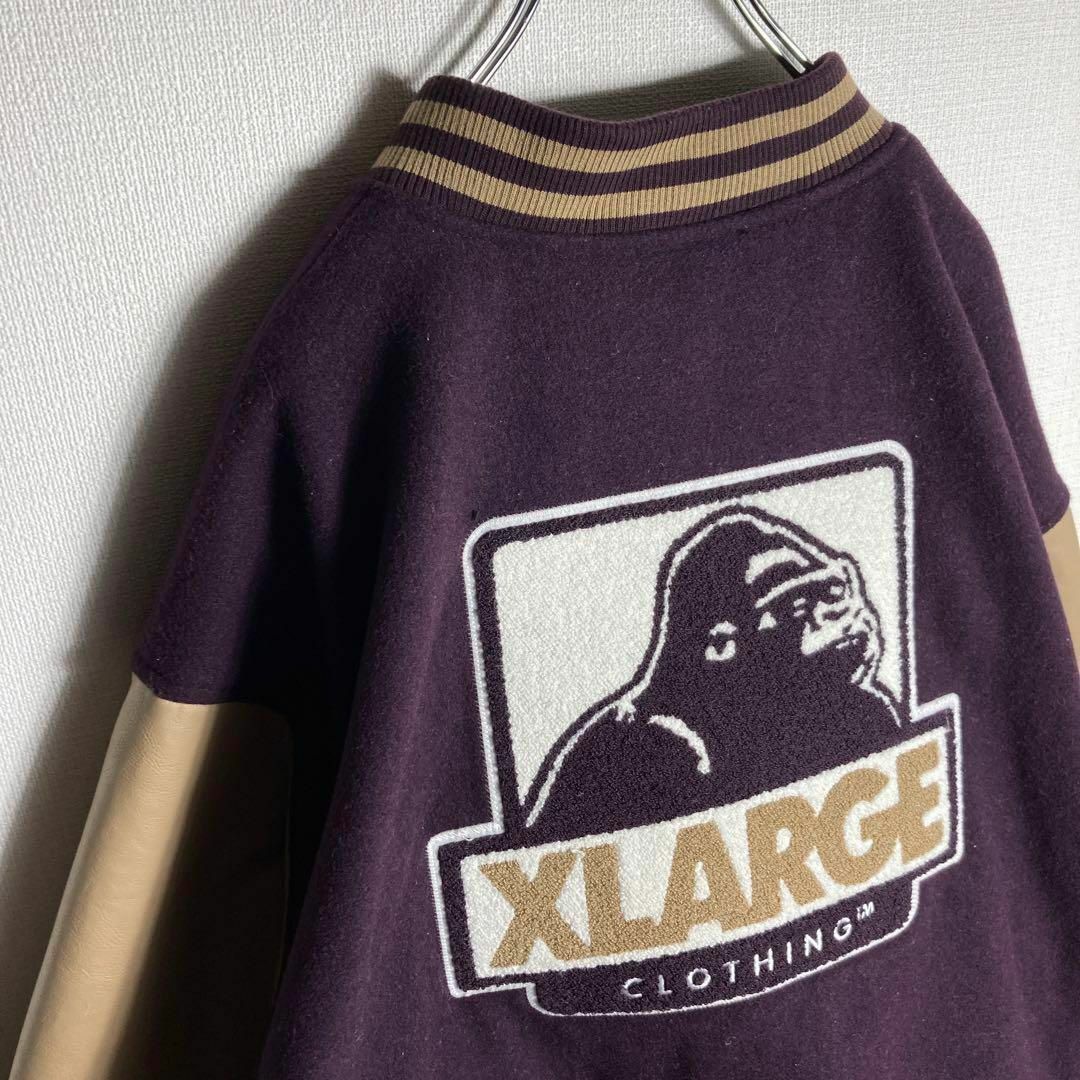 XLARGE - 【希少XLサイズ】エクストララージ スタジャン 袖切り替え