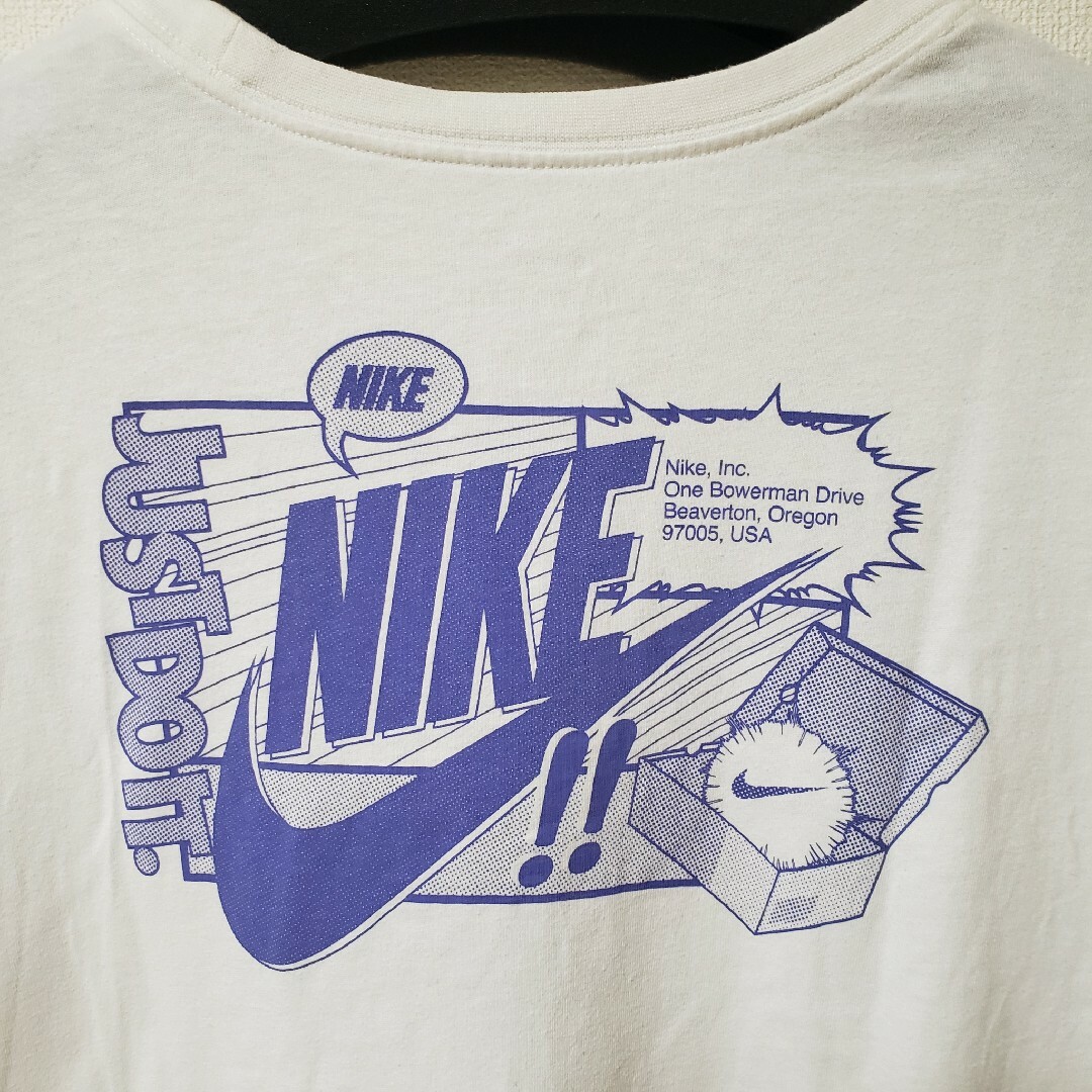 00年代 BIG DOGS NIKE ナイキ パロディ バックプリント プリントTシャツ メンズXXL /eaa349445