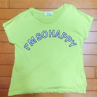 フリーズマート(FREE'S MART)の蛍光色　黄緑　ロゴTシャツ(Tシャツ(半袖/袖なし))