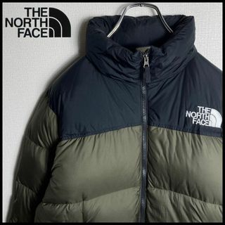 ザノースフェイス(THE NORTH FACE)の【人気Lサイズ】ノースフェイス　ワンポイント刺繍ロゴ入りダウンジャケット(ダウンジャケット)