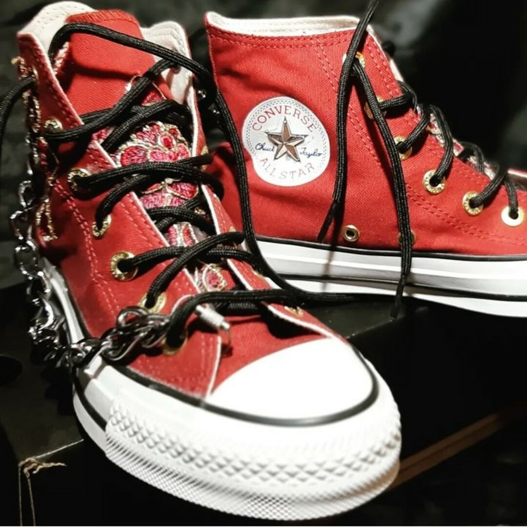 加工 デコレーション スニーカー 23.5cm ( CONVERSE )