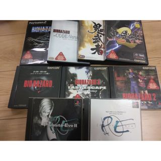 カプコン(CAPCOM)のPS1、PS2 カプコンソフトセット（バイオハザード、鬼武者、パラサイト・イヴ）(家庭用ゲームソフト)