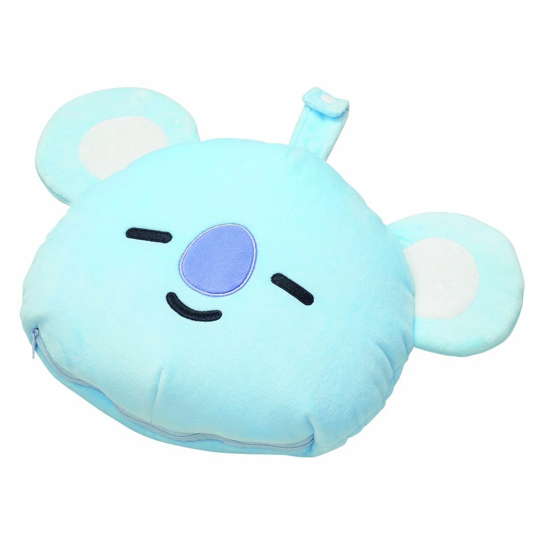 【色: KOYA】丸眞 フード付き ネックピロー BT21 ネックピロー_KOY