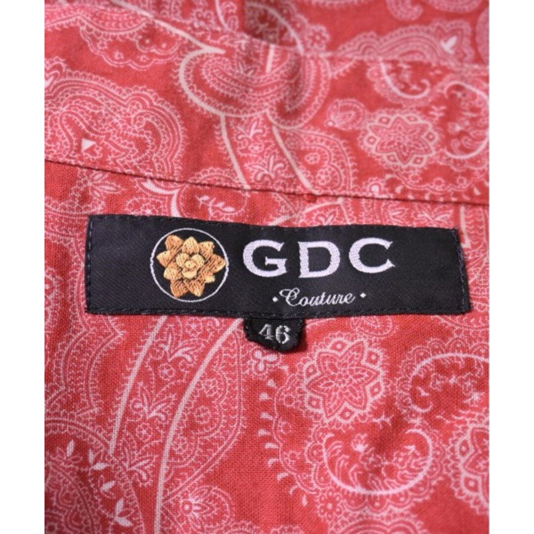 GDC(ジーディーシー)のGDC グランドキャニオン カジュアルシャツ 46(M位) 赤x白(総柄) 【古着】【中古】 メンズのトップス(シャツ)の商品写真