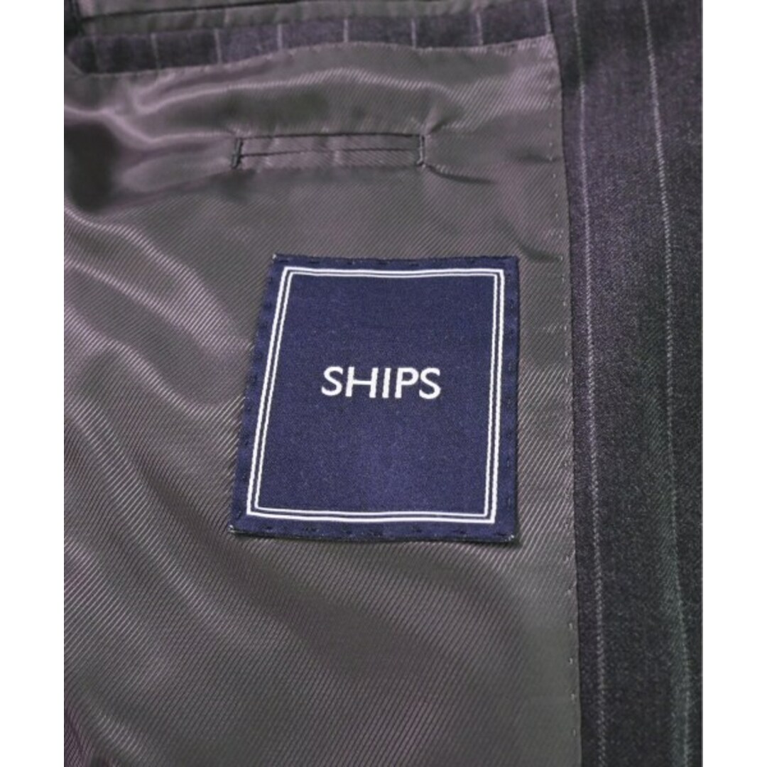 SHIPS シップス ビジネス 42(XS位) グレー(ストライプ) 5