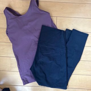 ルルレモン(lululemon)の三連休限定値下げ★SUKARA上下M(ヨガ)